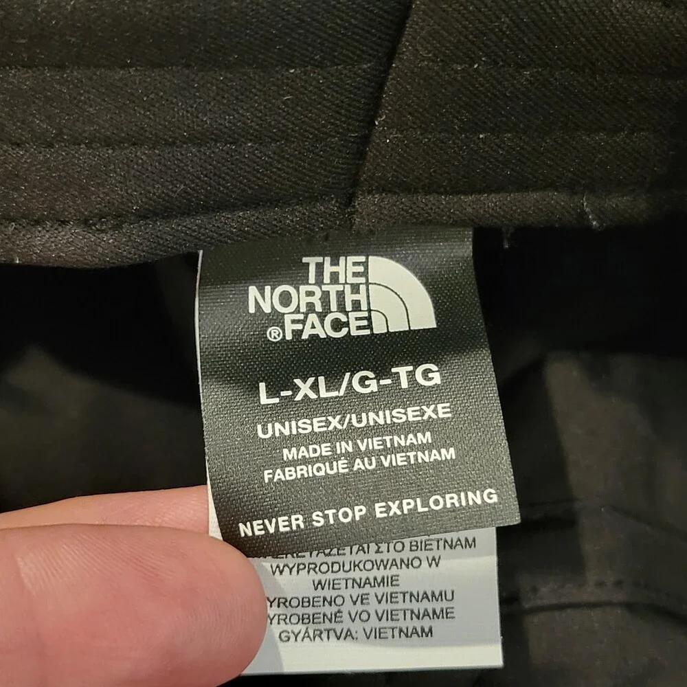 The North Face Trapper Panel Hat Size L/XL Adjustable Sherpa Nylon Ear Flaps